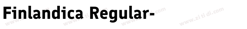 Finlandica Regular字体转换